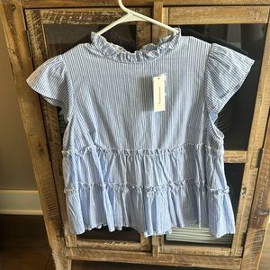 Francesca’s Peplum Style Top